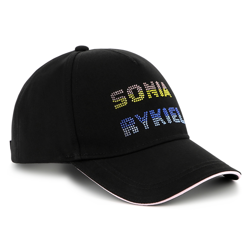 Cotton hook-and-loop cap SONIA RYKIEL 
                        GIRL