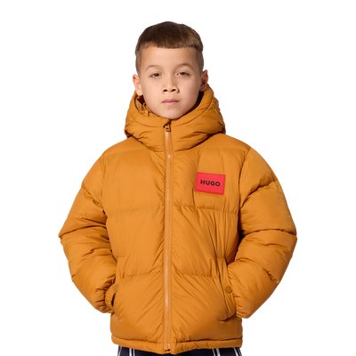 Hooded down jacket HUGO BOY