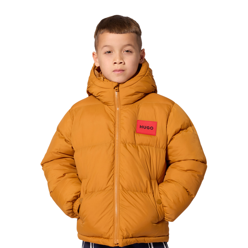 Hooded down jacket HUGO 
                        BOY