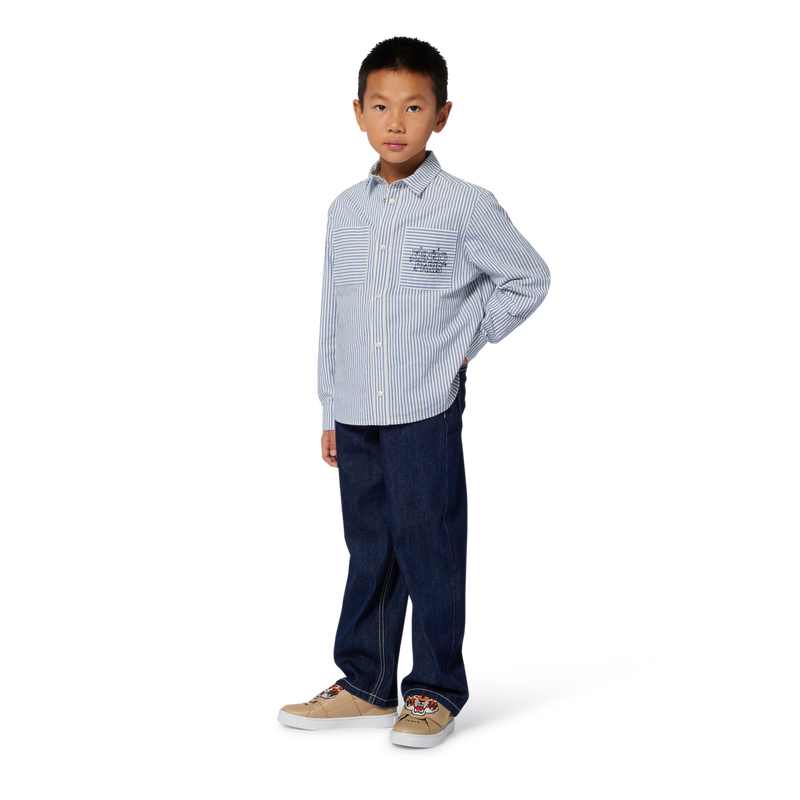 Striped cotton shirt KENZO KIDS 
                        BOY