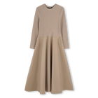 Bi-material long dress DKNY 
                    GIRL