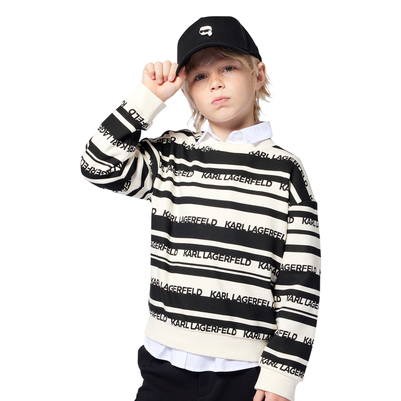 Adjustable cotton cap KARL LAGERFELD KIDS 
                        BOY
