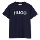Short-sleeved t-shirt, NAVY, hi-res
