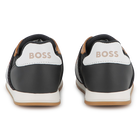 Sneakers with branded elastic BOSS 
                    BOY