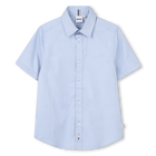 Short sleeve shirt, PALE BLUE, hi-res