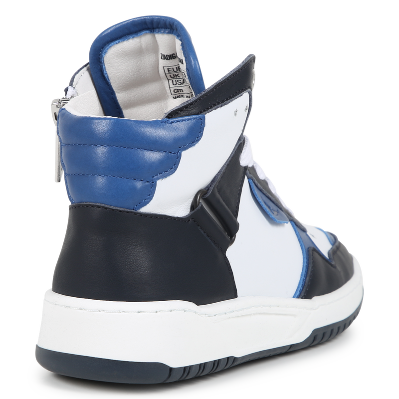 Zip-up leather trainers ZADIG & VOLTAIRE 
                        BOY