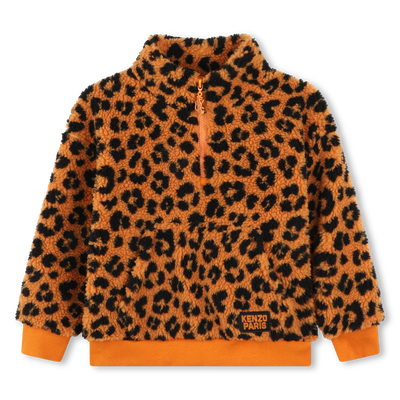 Zip-neck sweatshirt KENZO KIDS UNISEX