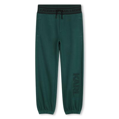 Fleece jogging bottoms KARL LAGERFELD KIDS BOY