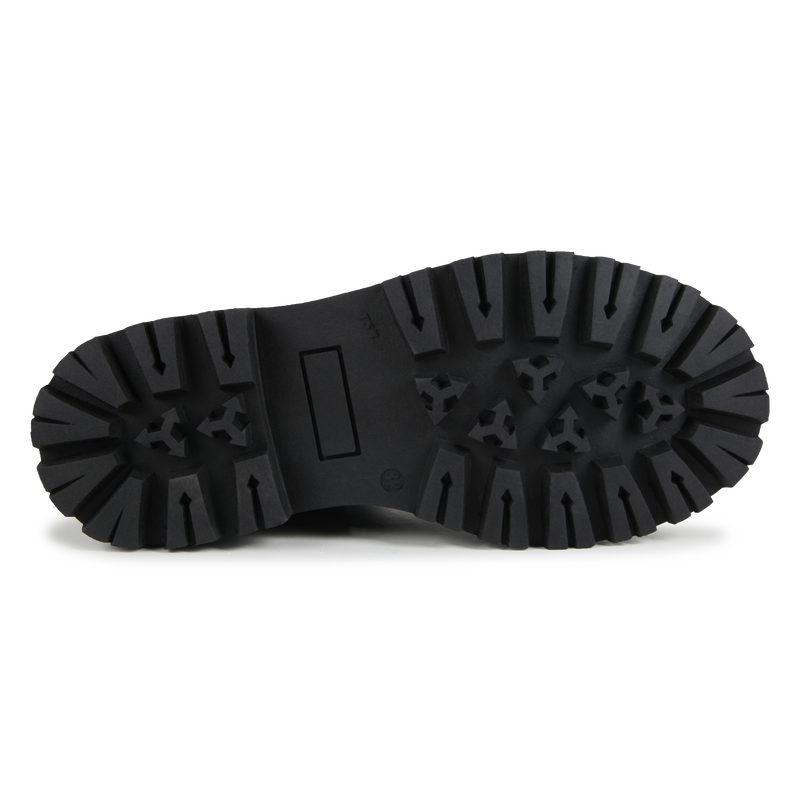 Lined leather bootees MARC JACOBS 
                        GIRL