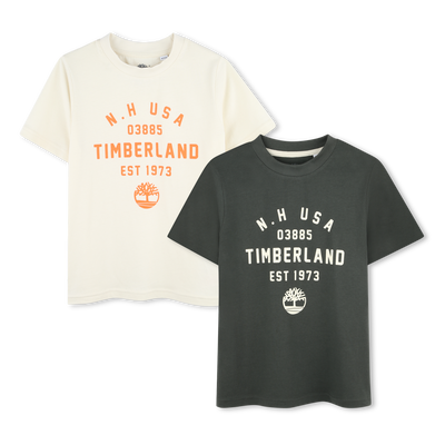 Two-pack of printed T-shirts TIMBERLAND BOY