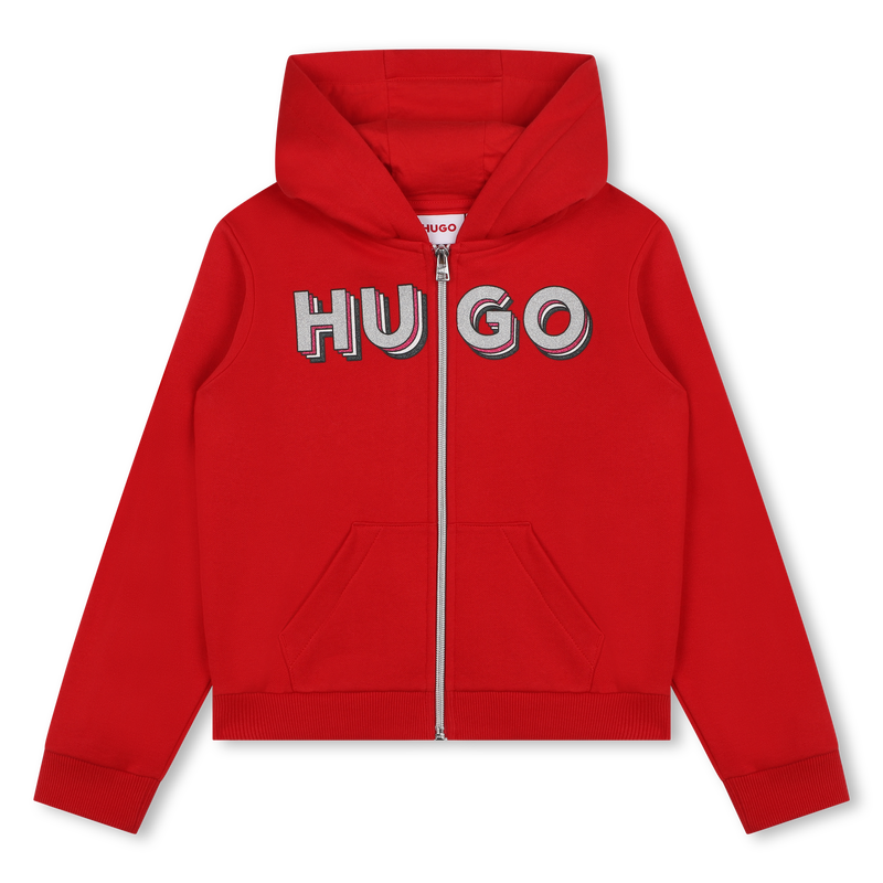 Zip-up hooded sweatshirt HUGO 
                        GIRL