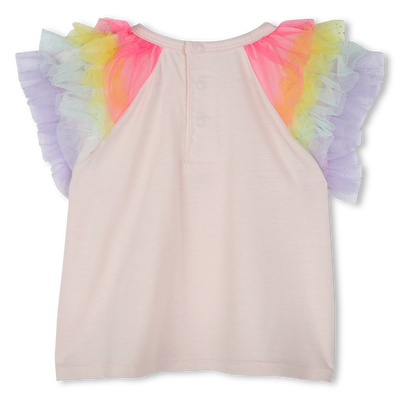Short-sleeved cotton T-shirt BILLIEBLUSH GIRL