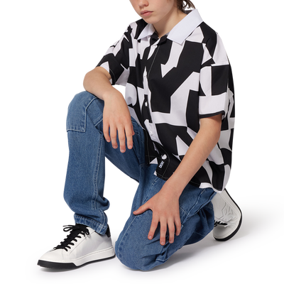 Short-sleeved cotton shirt DKNY UNISEX
