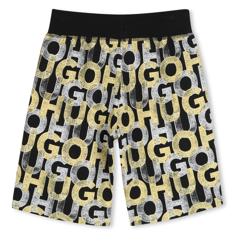 Fleece Bermuda running shorts HUGO 
                        BOY