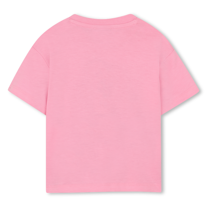 T-SHIRT WITH PRESS STUD ON THE SHOULDER KENZO KIDS 
                        GIRL