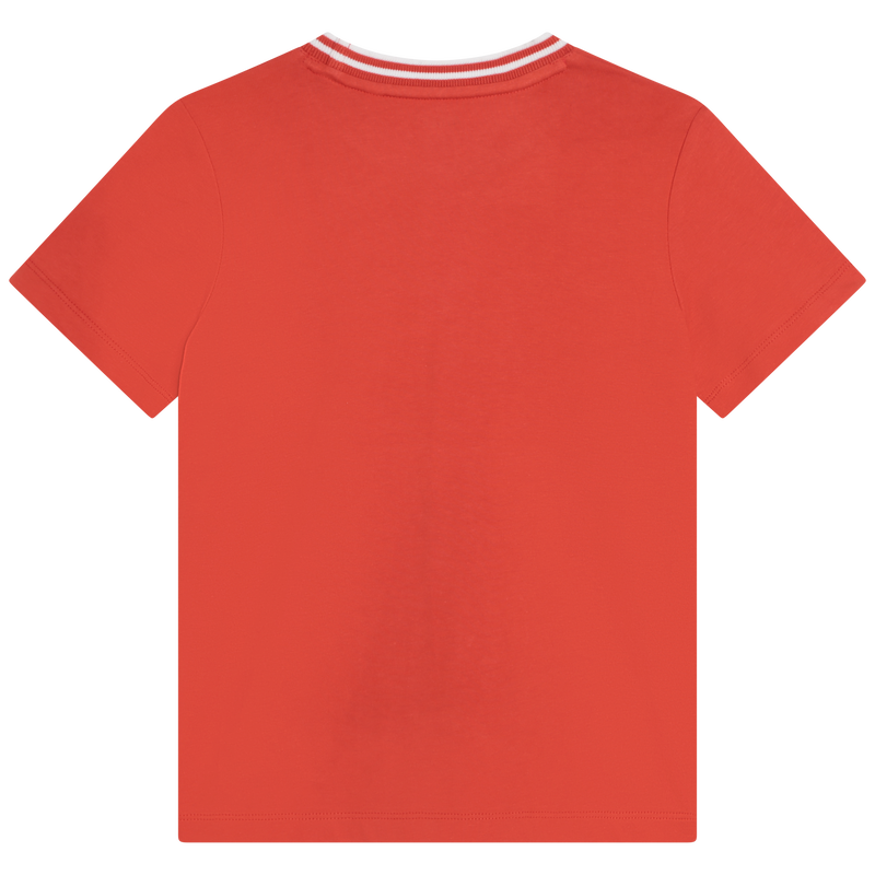 Printed T-shirt with stripes