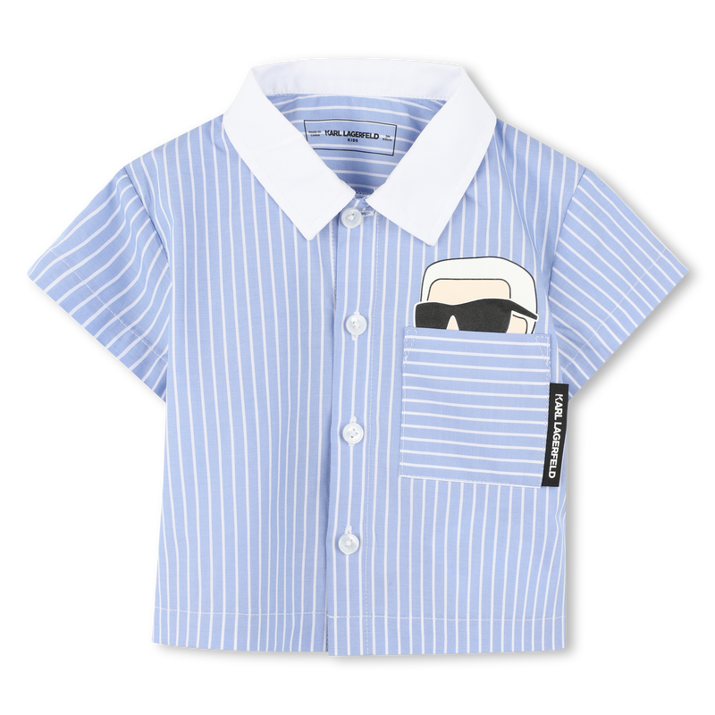 Shorts and shirt set KARL LAGERFELD KIDS 
                        BOY