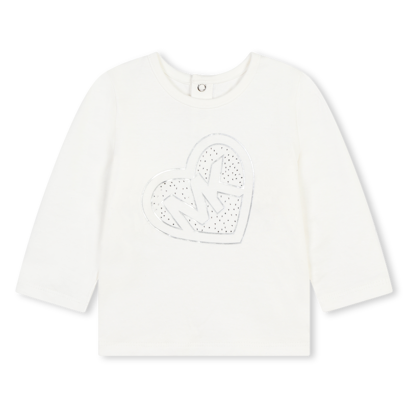 Cotton T-shirt and skirt MICHAEL KORS 
                        GIRL