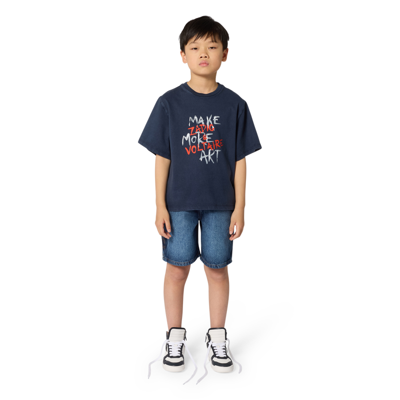 DENIM BERMUDA SHORTS ZADIG & VOLTAIRE 
                        BOY