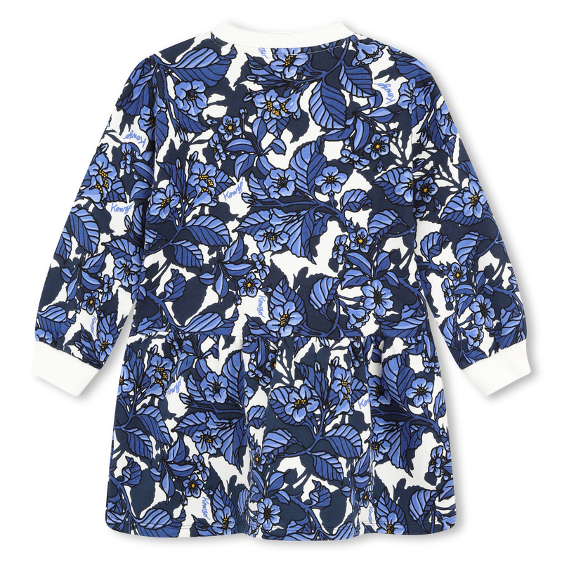 Printed fleece dress KENZO KIDS 
                        GIRL