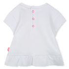 Cotton T-shirt and shorts BILLIEBLUSH 
                    GIRL