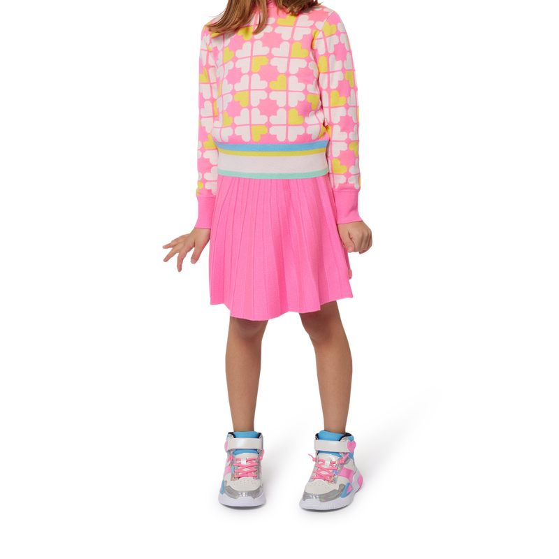 Pleated knit skirt BILLIEBLUSH 
                        GIRL