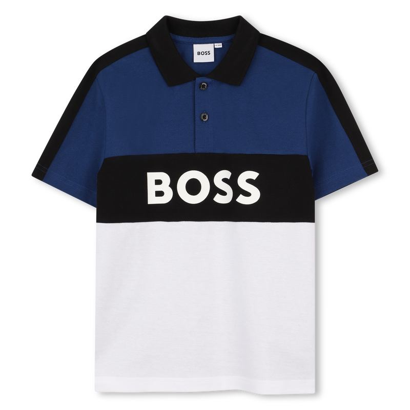 SHORT SLEEVE POLO BOSS 
                        BOY