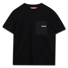 Short-sleeved T-shirt, BLACK, hi-res