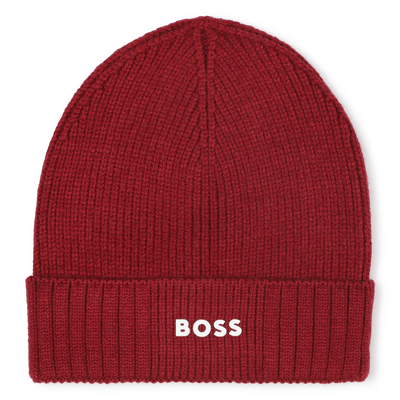 Knitted hat with logo BOSS BOY