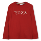 Long Sleeve T-Shirt, DARK RED, hi-res