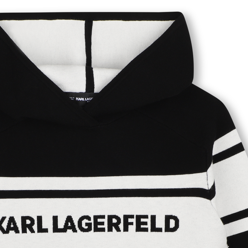 Hooded sweatshirt KARL LAGERFELD KIDS 
                        BOY