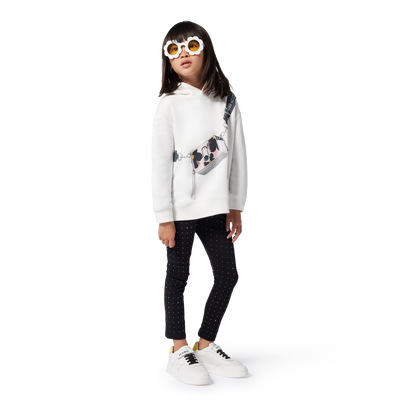 Hooded fleece sweatshirt MARC JACOBS GIRL