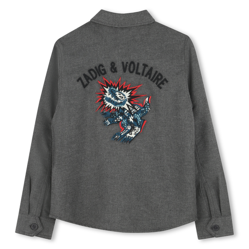 Long-sleeved embroidered shirt ZADIG & VOLTAIRE 
                        BOY