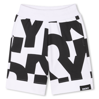 Cotton fleece Bermuda shorts DKNY UNISEX