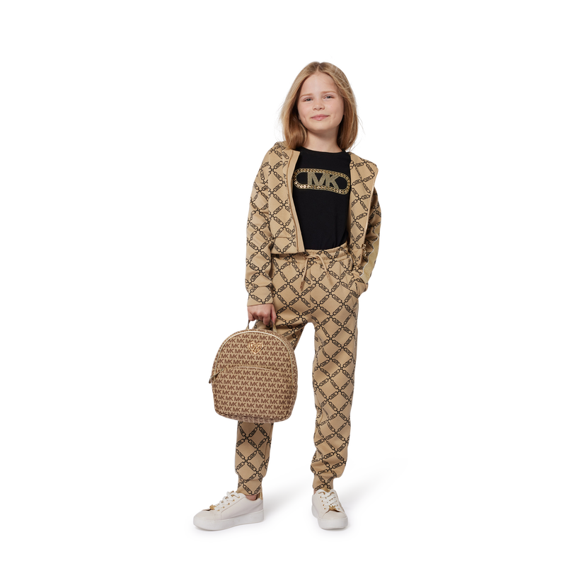 Zip-up hooded cardigan MICHAEL KORS 
                        GIRL