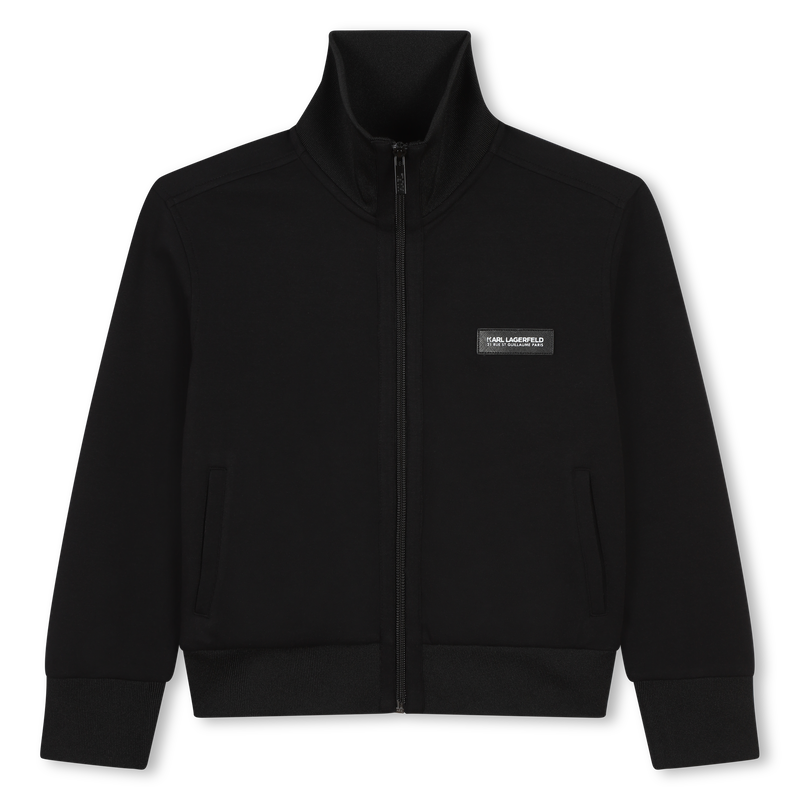 Zip-up jogging cardigan KARL LAGERFELD KIDS 
                        BOY
