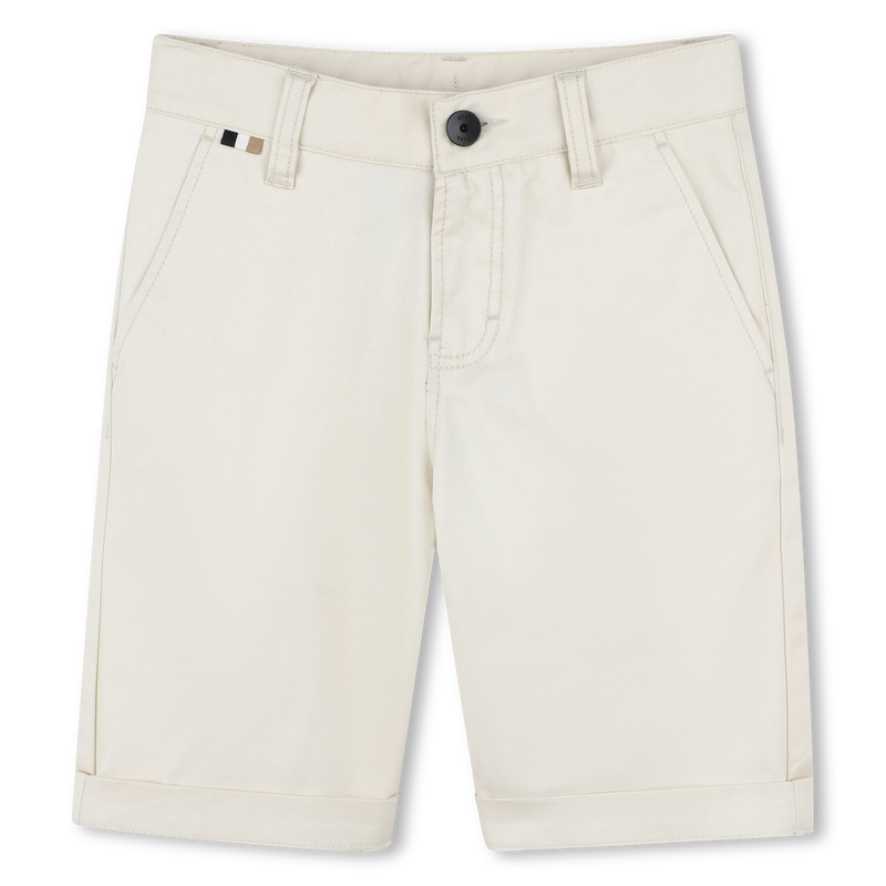 Lined chino Bermuda shorts BOSS 
                        BOY