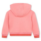 Zip-up fleece sweatshirt KENZO KIDS 
                    GIRL