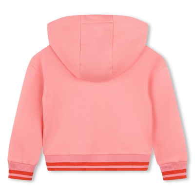 Zip-up fleece sweatshirt KENZO KIDS GIRL