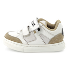 Leather hook-and-loop trainers BOSS 
                    BOY