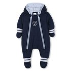 Hooded pilot suit, NAVY, hi-res