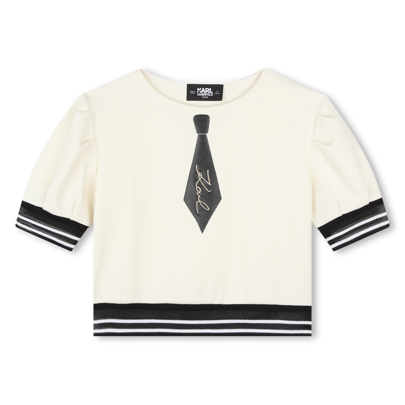 Tie Illusion Top KARL LAGERFELD KIDS 
                        GIRL