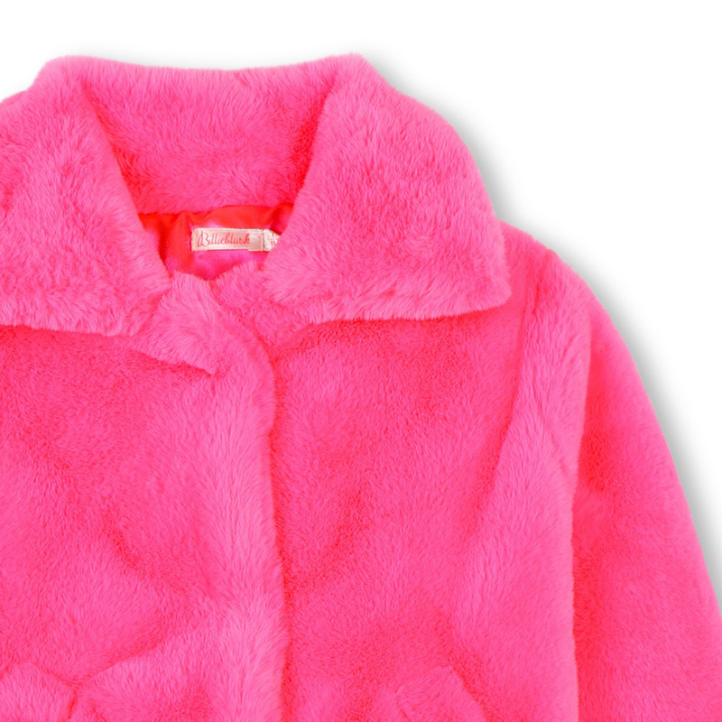 Fluffy fleece coat BILLIEBLUSH 
                        GIRL