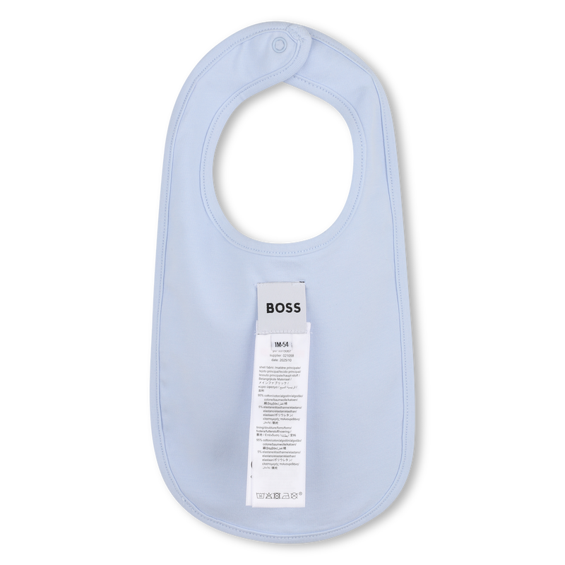 PAJAMA SET + BIB + BEANIE BOSS 
                        BOY