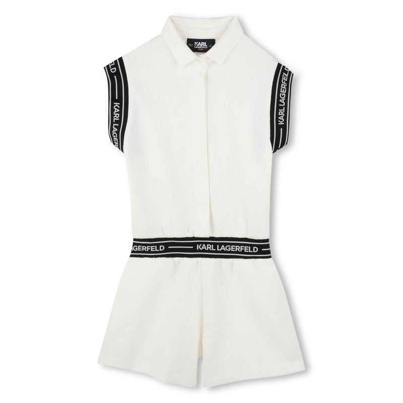 Short-sleeved playsuit KARL LAGERFELD KIDS 
                        GIRL