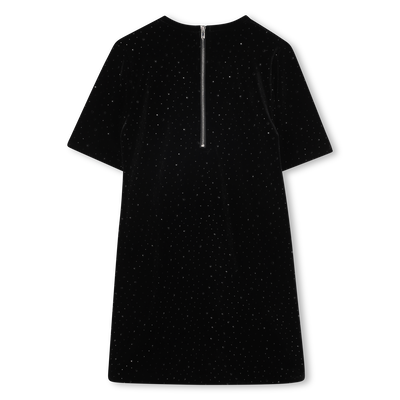 Velvet T-shirt dress ZADIG & VOLTAIRE GIRL