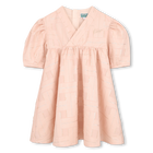 Dress + scrunchie KENZO KIDS 
                    GIRL