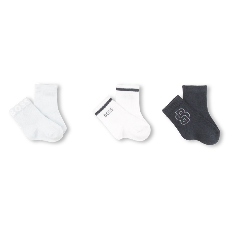 Pack of 3 pairs of socks BOSS 
                        BOY