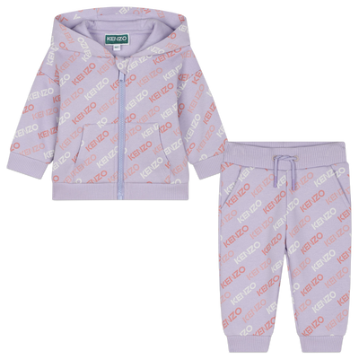 Cardigan and trouser set KENZO KIDS GIRL