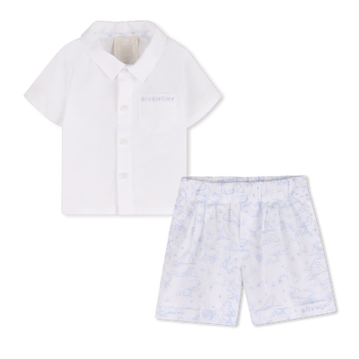 SHIRT AND SHORTS SET GIVENCHY UNISEX